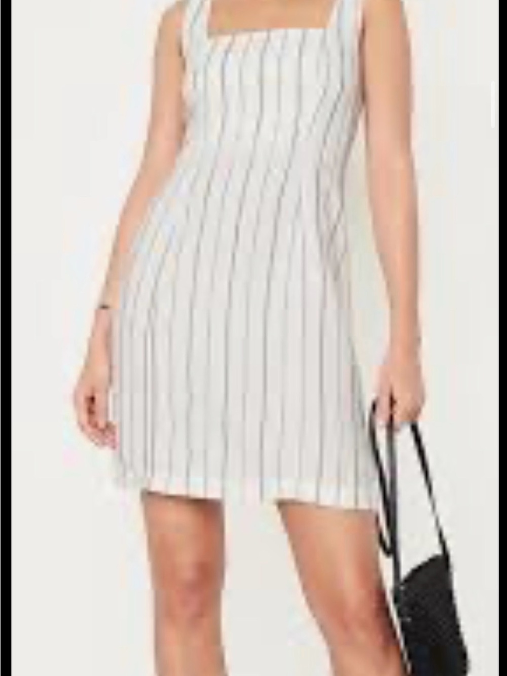 Old Navy Square-Neck Linen-Blend Mini Dress